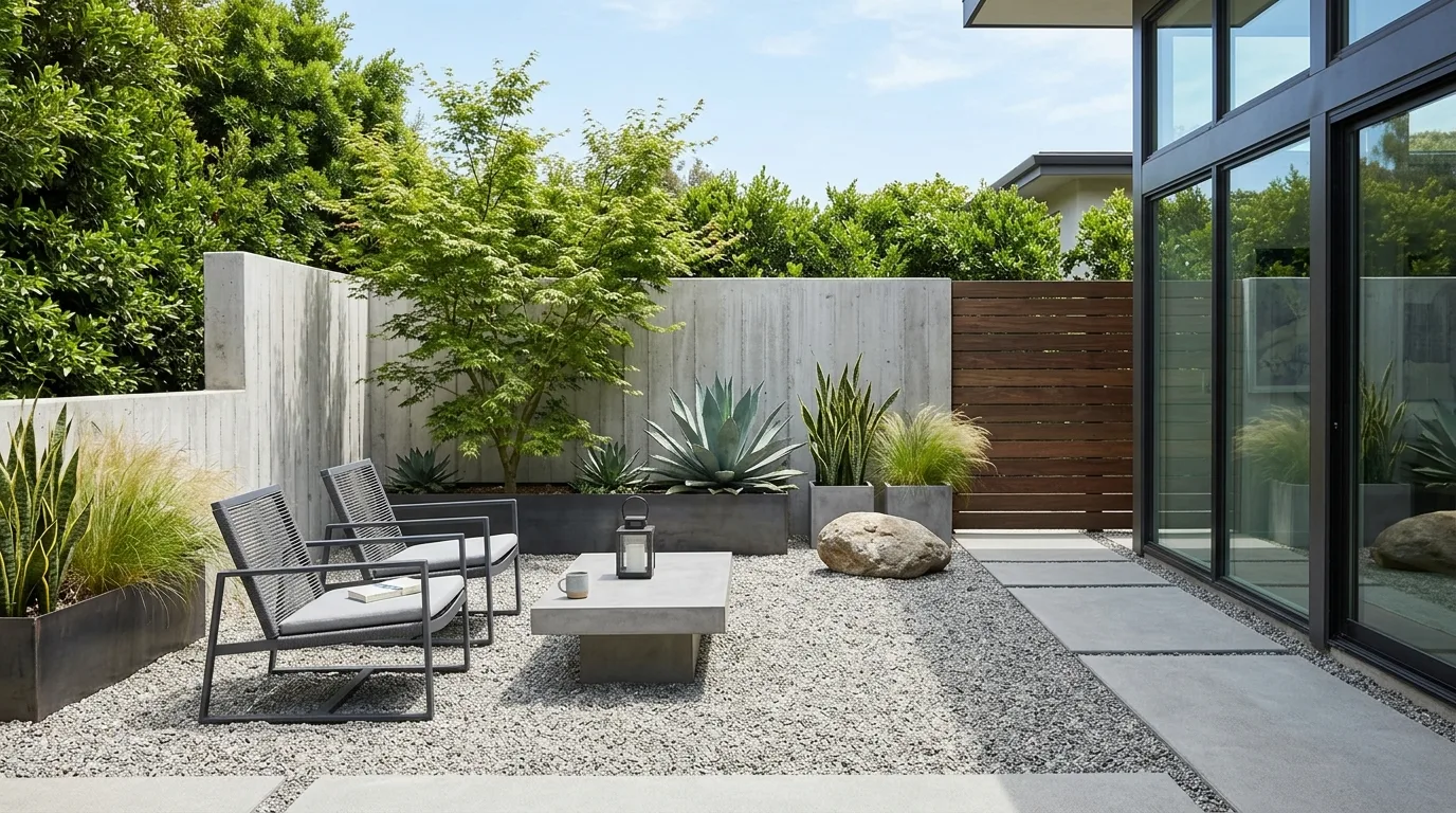 Compact Patio Garden Corner